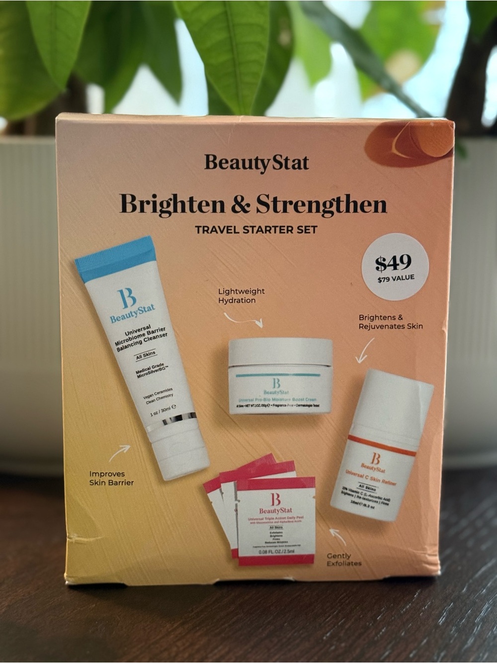 BeautyStat Brighten & Strengthen Travel Starter Set